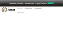 Tablet Screenshot of bududa.org